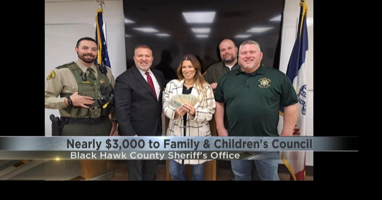 Nearly 3,000 raised in Black Hawk County Sheriff's Office fundraiser