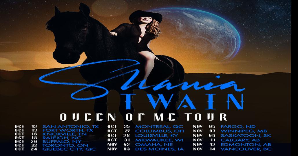 Shania Twain reveals Des Moines 2023 tour date News