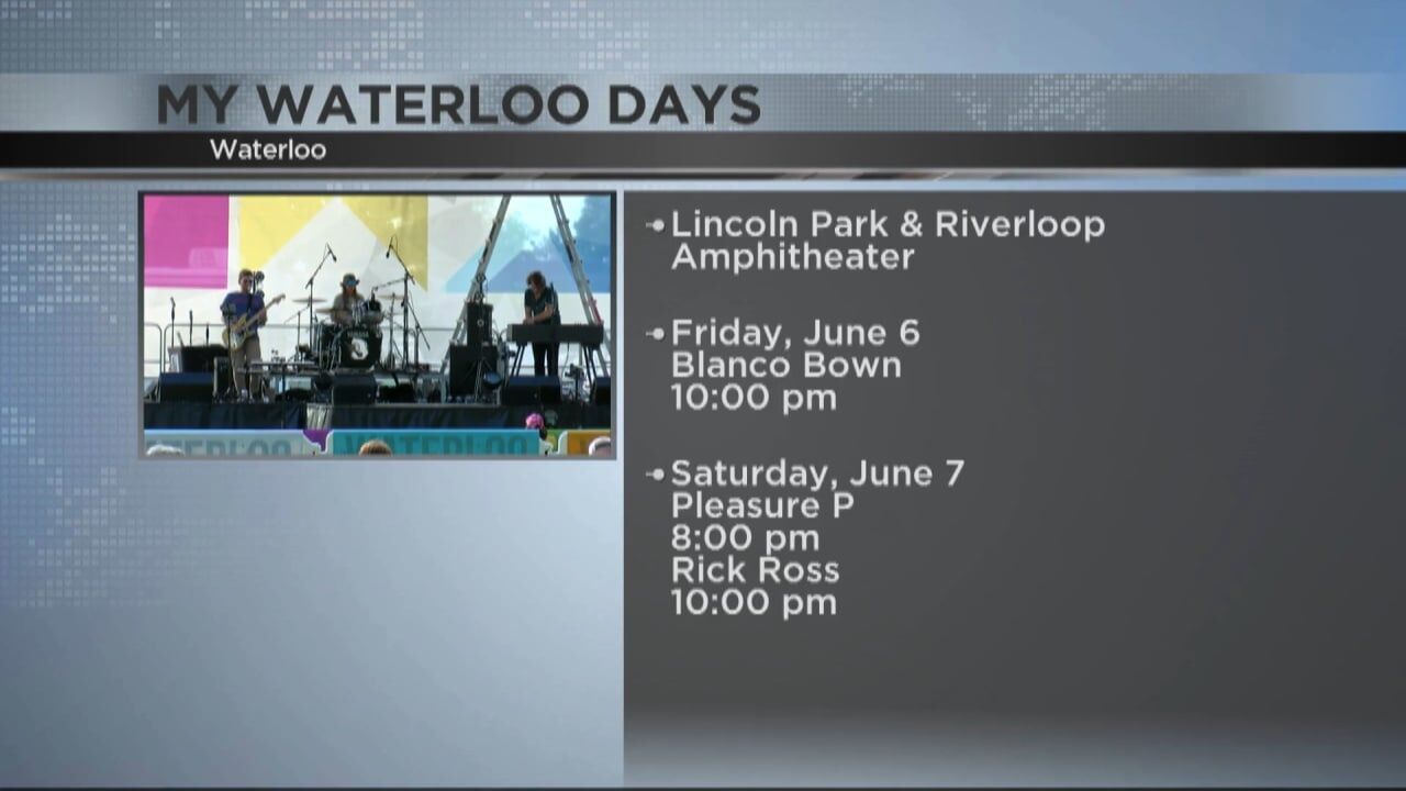 My Waterloo Days 2025 Lineup Announced Waterloo Kwwl Com 67b5fc90ea42a.image