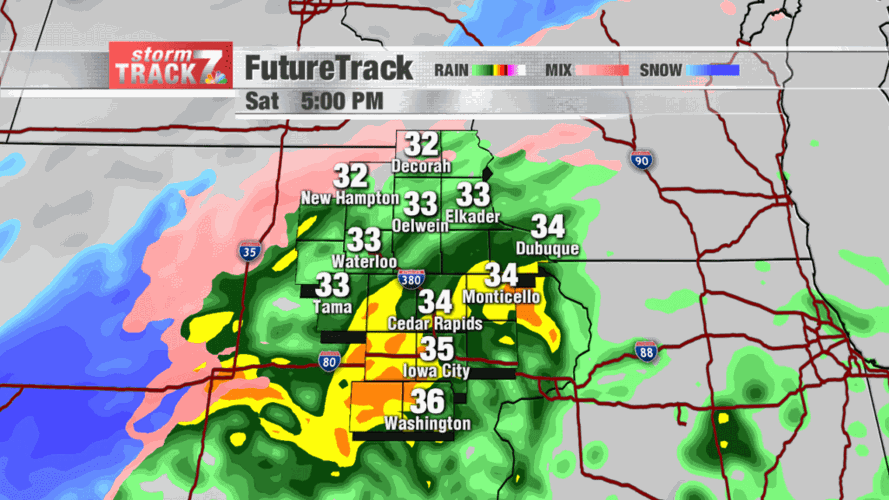 TRACKING: A Messy Winter Storm All Weekend | Archive | kwwl.com