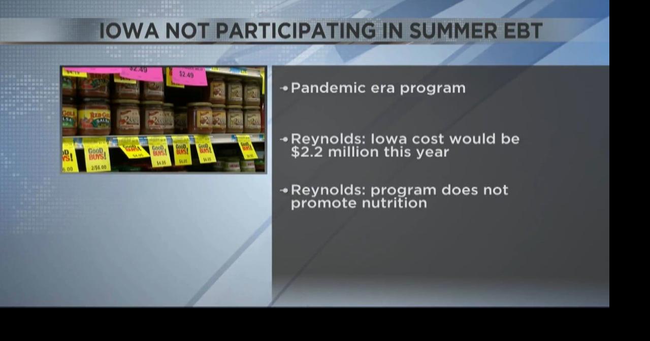 Iowa not participating in Summer EBT program News