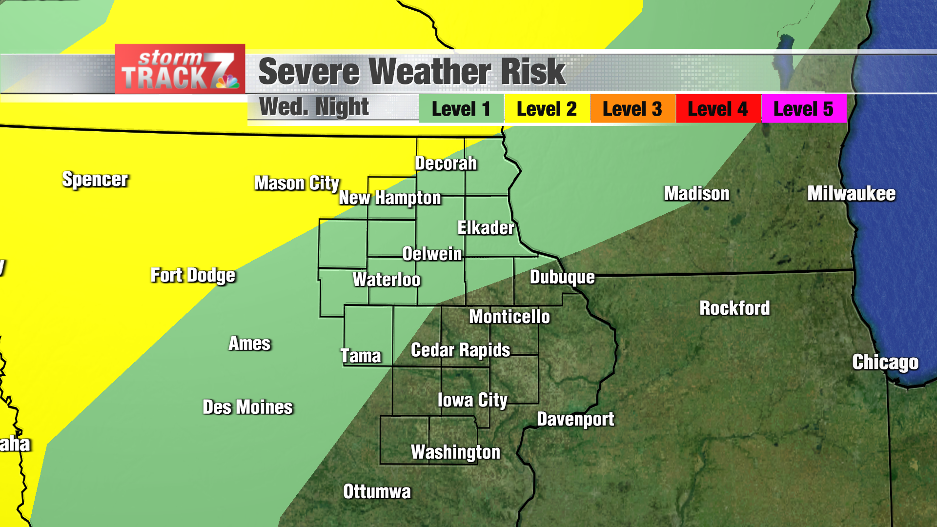 TRACKING: Chance Of Showers And Storms Tomorrow | Forecast | Kwwl.com