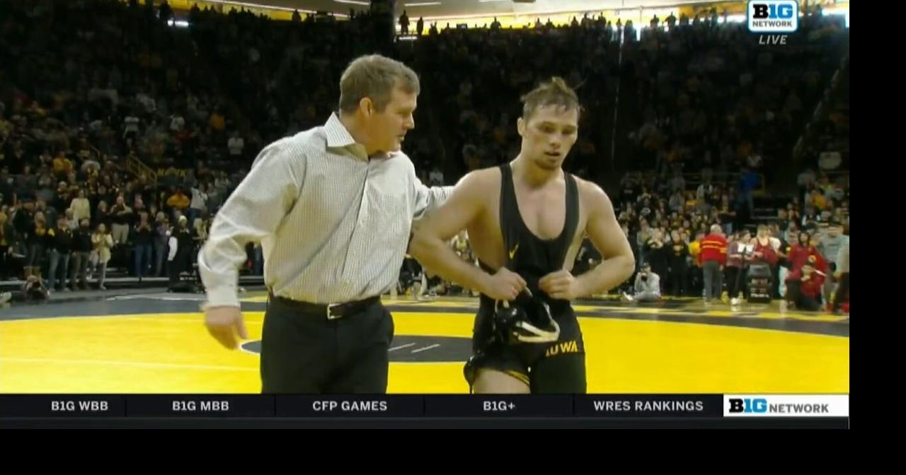 No 2 Iowa squeaks by No 9 Iowa State for 18th straight Cy Hawk win