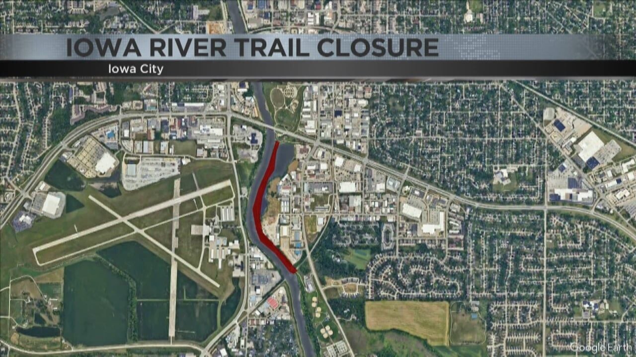 Iowa River Trail Closed Until January 1 | Iowa City | Kwwl.com