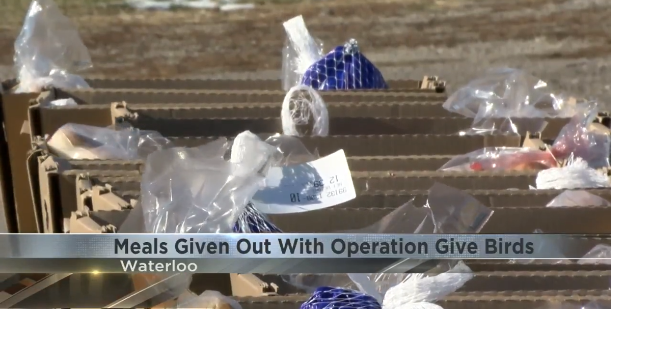 Operation Give Birds spreads its wings to four Iowa cities serving free meals