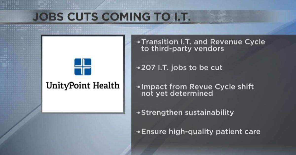 Unitypoint Career Launch Program UnityPoint Health cutting over 200 IT jobs | News | kwwl.com