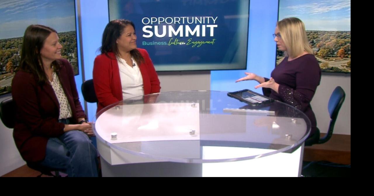Katy Susong and Angela Weekley with the Grow Cedar Valley Opportunity ...