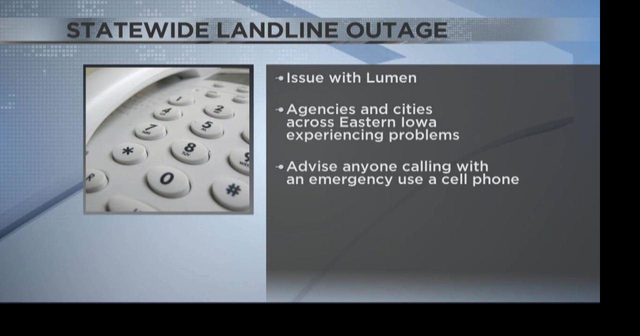 Crews working to repair landline outages | Video | kwwl.com
