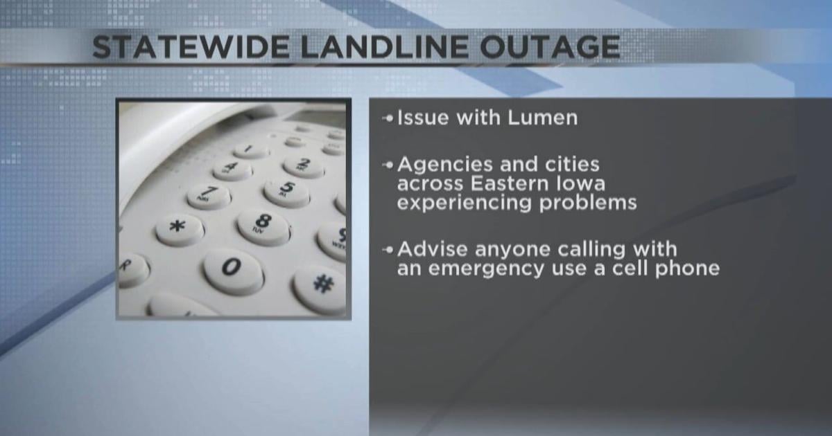 Crews working to repair landline outages | Video | kwwl.com
