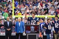 Patriots honor Tom Brady: Watch ceremony as QB heads to team Hall