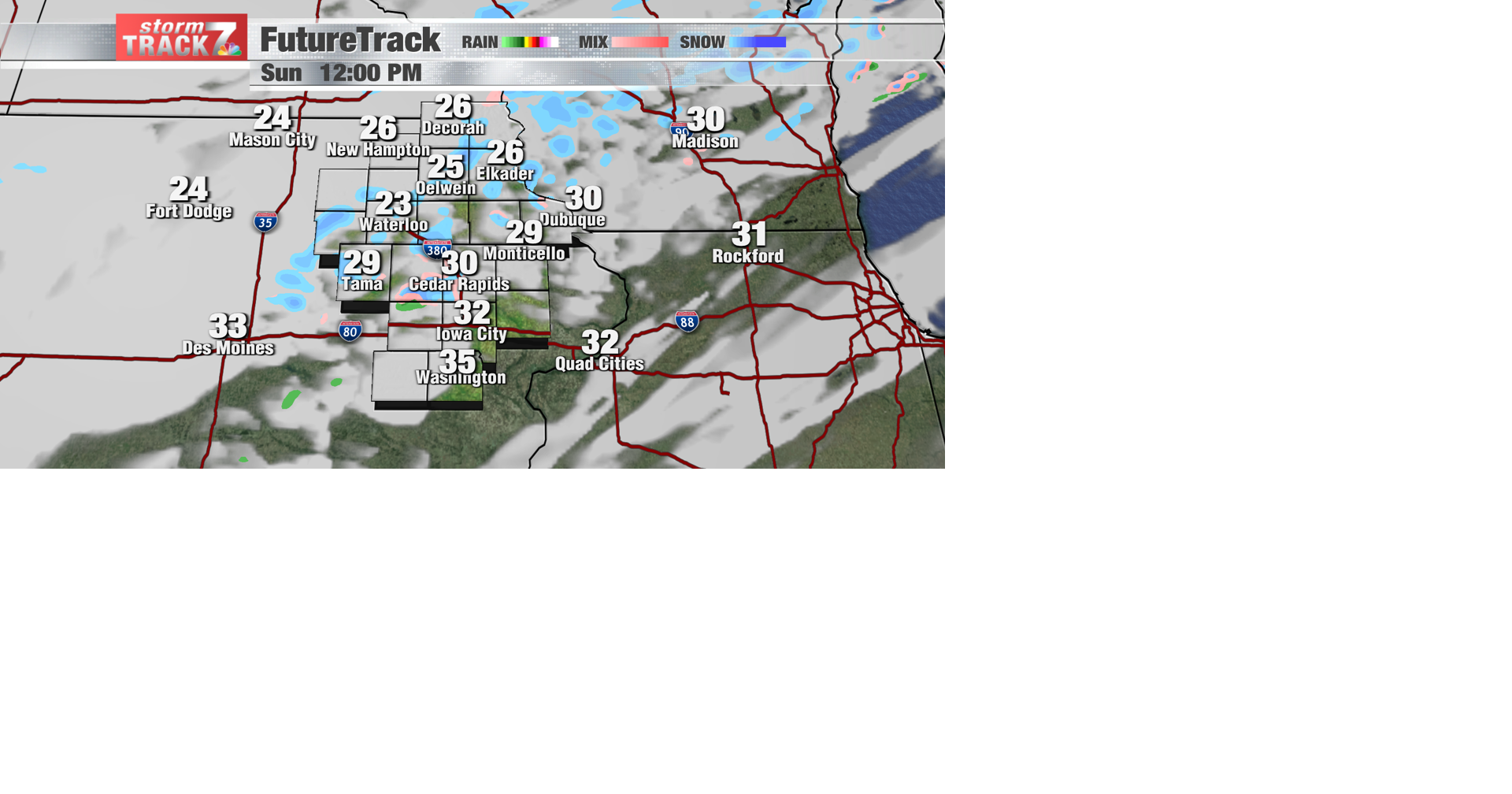 TRACKING: Chance of light snow tomorrow | Forecast | kwwl.com