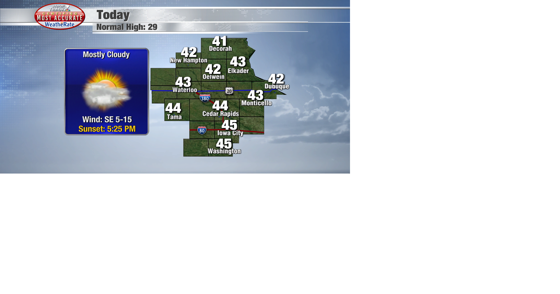 TRACKING: More clouds than sun this weekend, but it'll remain fairly ...