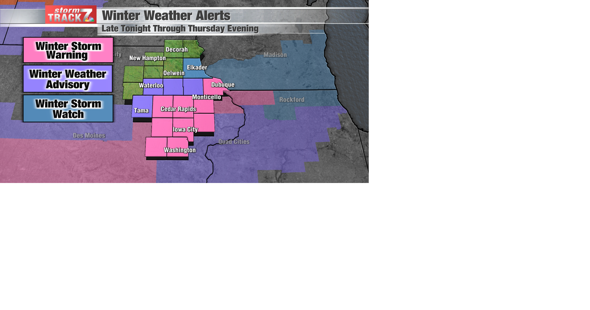TRACKING Winter Storm Warning Top Stories
