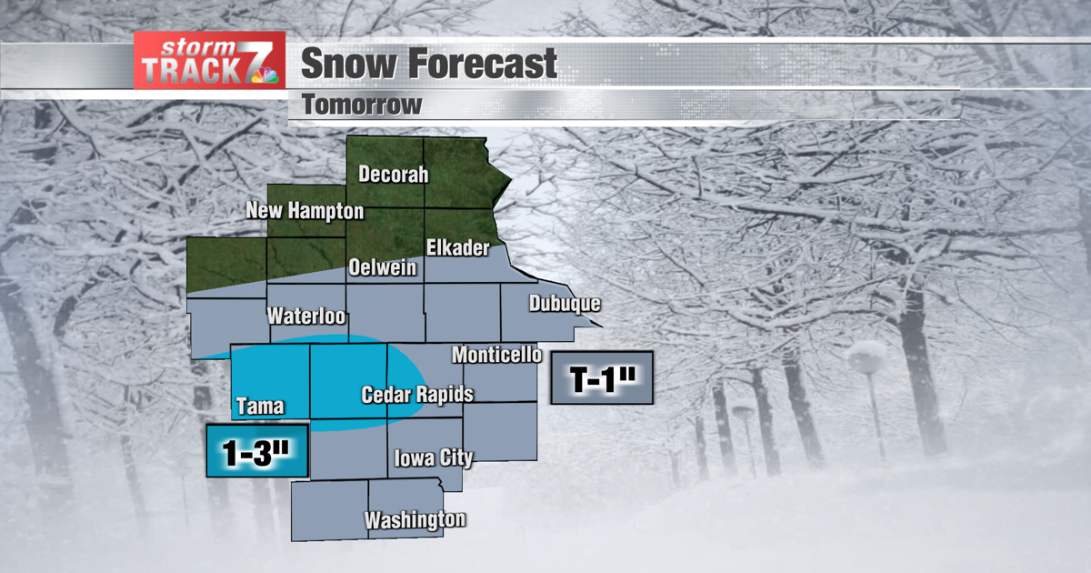 TRACKING Another Round Of Snow Tomorrow Forecast Kwwl tracking-another-round-of-snow-tomorrow-forecast-kwwl