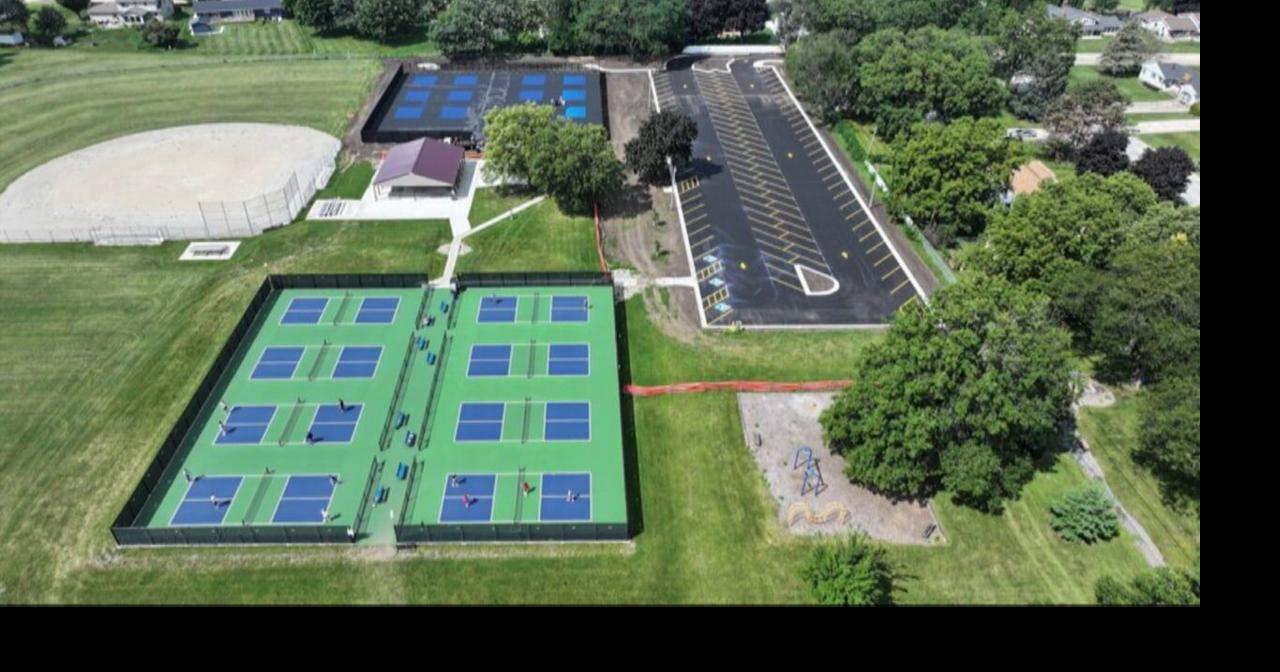 Orchard Hill Park pickleball court expansion update Video kwwl com