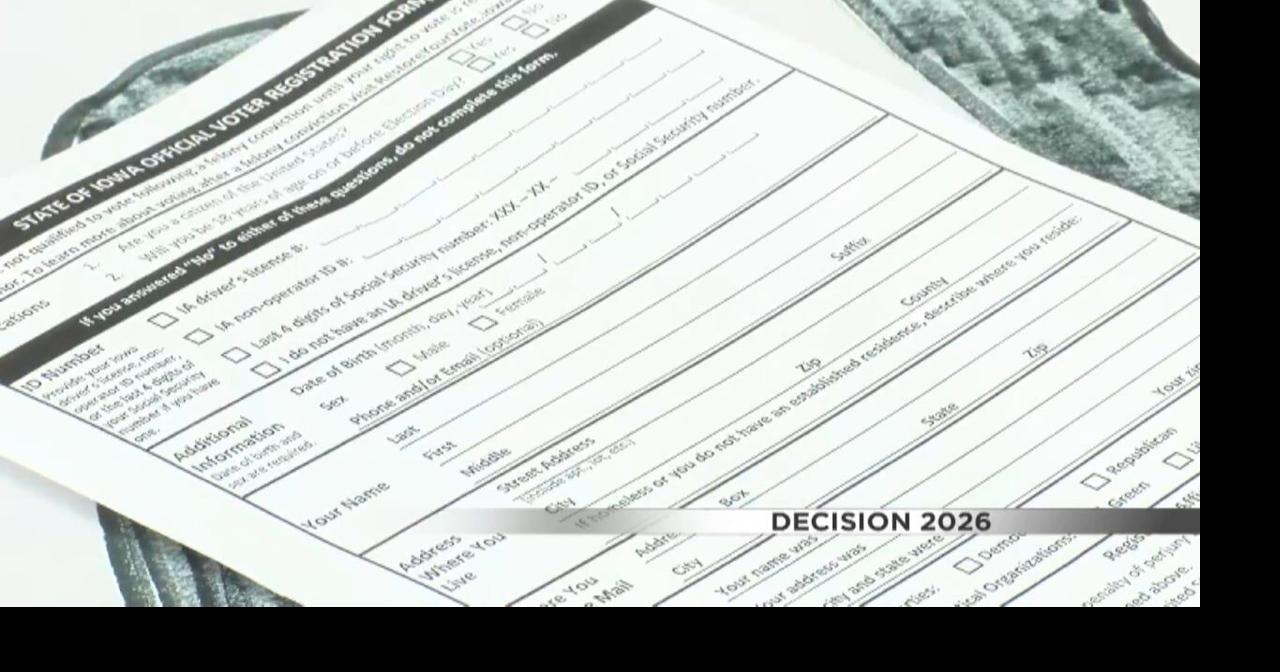 Iowa's Paul Pate encourages high school voter registration