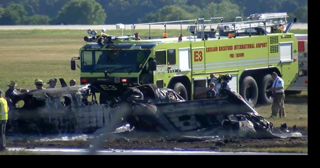 One dead after plane leaves the runway, catches fire at Chicago ...