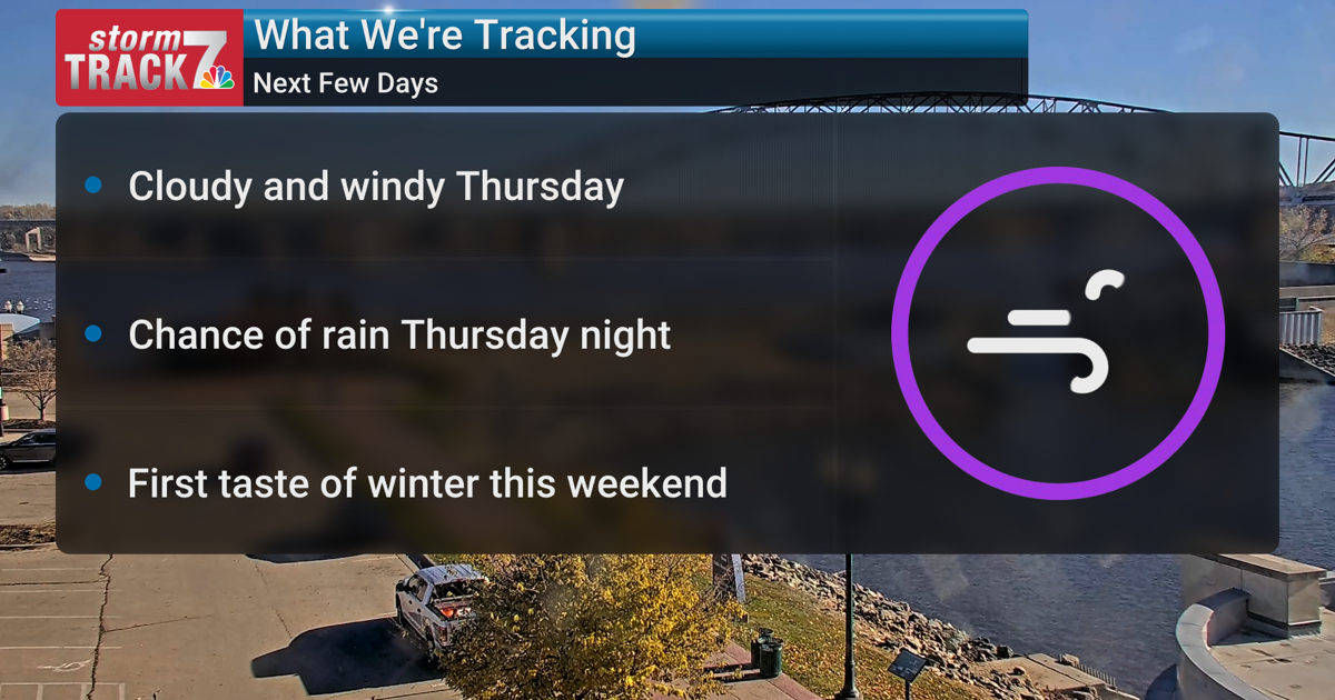 Windy Thursday TRACKING: A cloudy and windy Thursday | Forecast | kwwl.com
