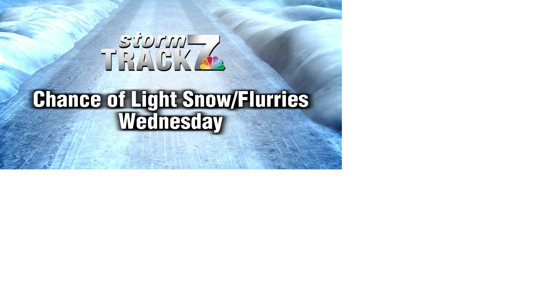 TRACKING: Chance of light snow Wednesday | Archive | kwwl.com