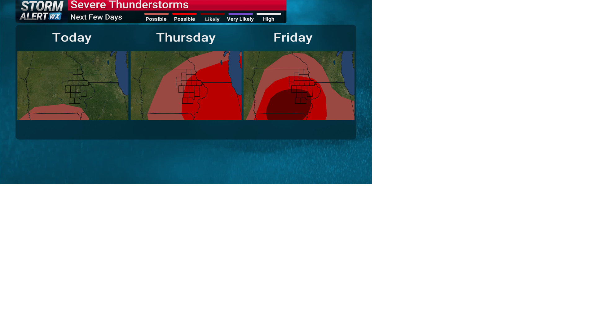 TRACKING: Rain and storm chances through the week | Forecast | kwwl.com