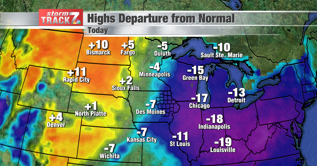 How Cold Tomorrow TRACKING: Another cold day today, but temperatures increase tomorrow ...