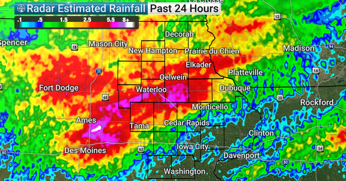 Eye-popping rainfall amounts