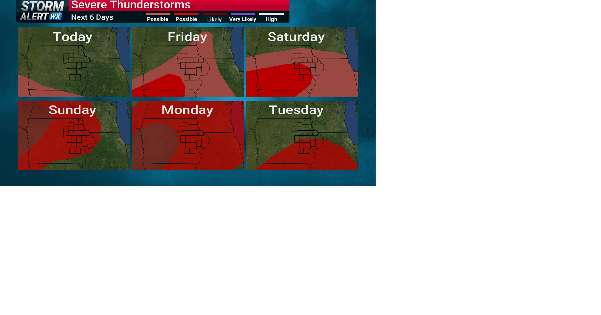 TRACKING: Turning warm and very active | Forecast | kwwl.com