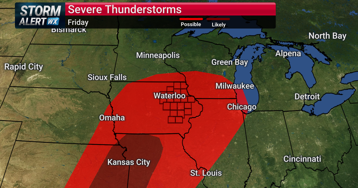 Normal Storm TRACKING: Above normal temps; storms Friday | Forecast | kwwl.com