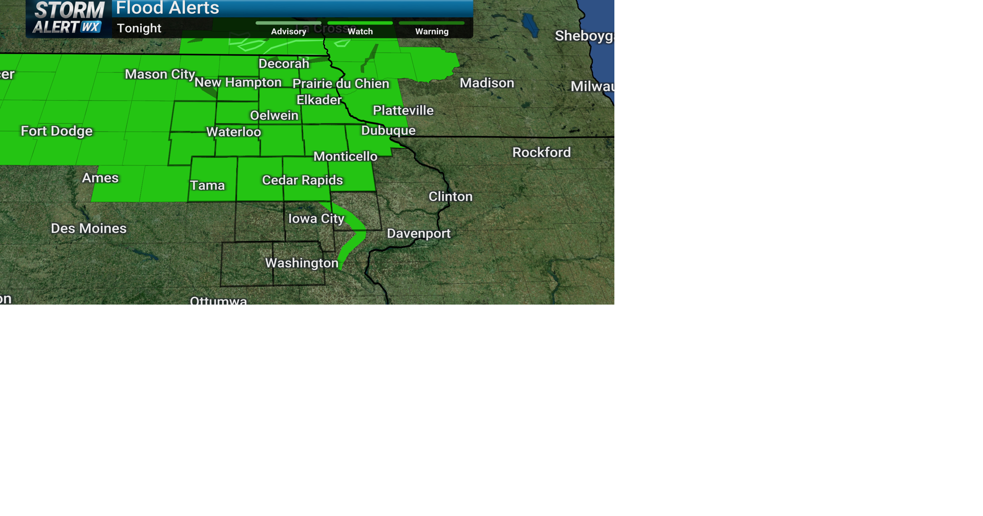 TRACKING: Flood Watch is in effect tonight