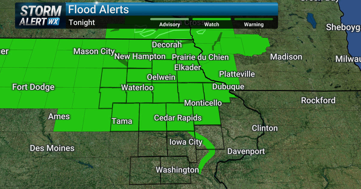 TRACKING: Flood Watch is in effect tonight