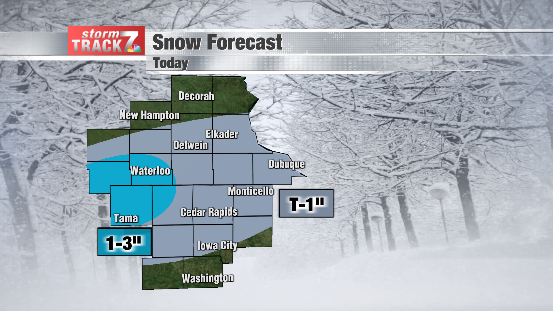 TRACKING: Light To Moderate Snow Through This Afternoon | Forecast ...