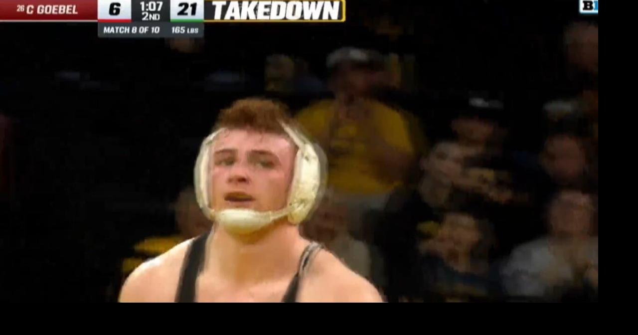 #4 Iowa rallies by Wisconsin in Big 10 Wrestling 23-12