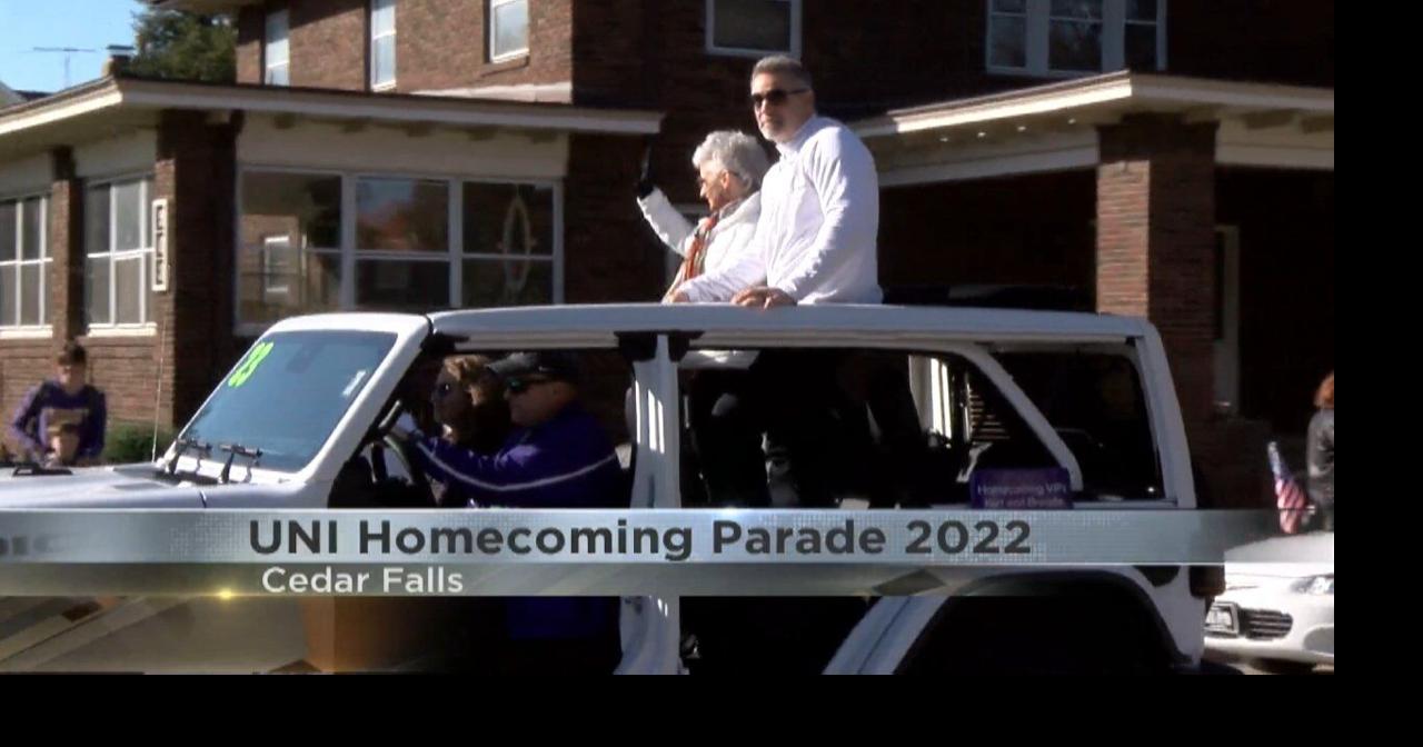 UNI parade rolls through downtown Cedar Falls UNI Panthers