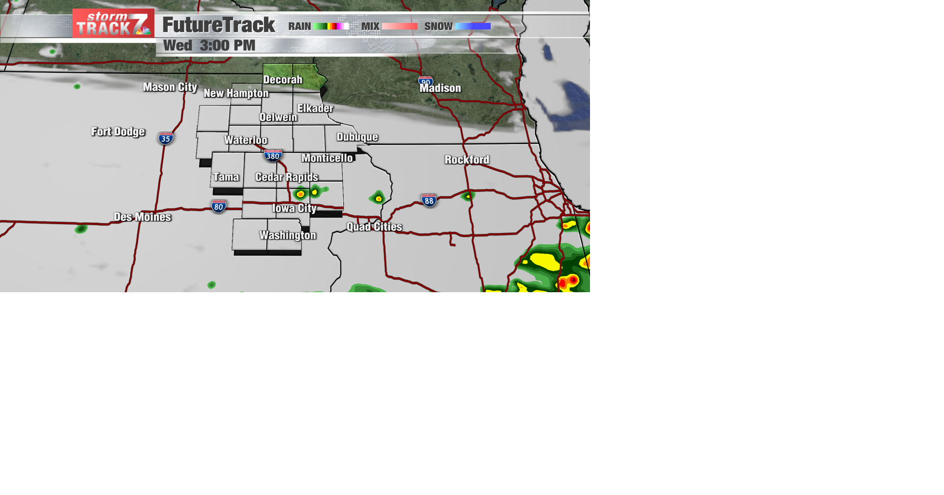 TRACKING: More isolated chances of rain on the way | Archive | kwwl.com