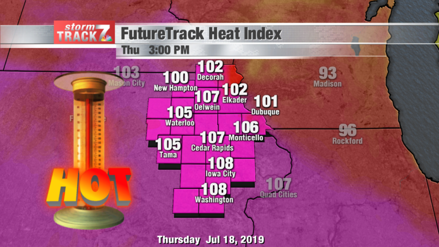 TRACKING: Dangerous heat through Saturday | Archive | kwwl.com