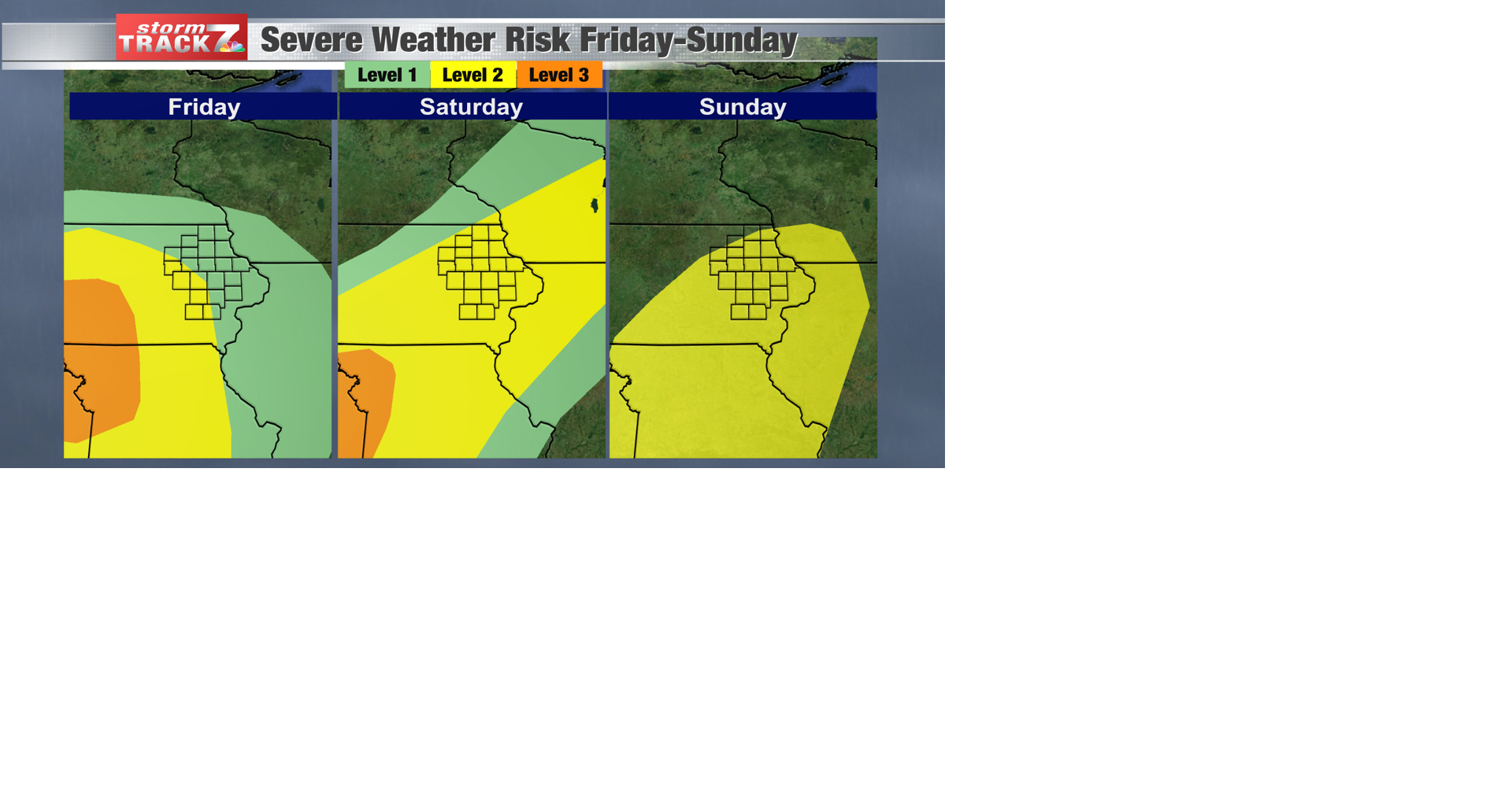 TRACKING: Severe storms possible Friday, Saturday, and Sunday ...