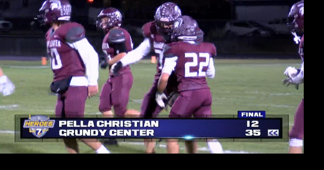 Grundy Center stays unbeaten with 35-12 win over Pella Christian | News |  kwwl.com