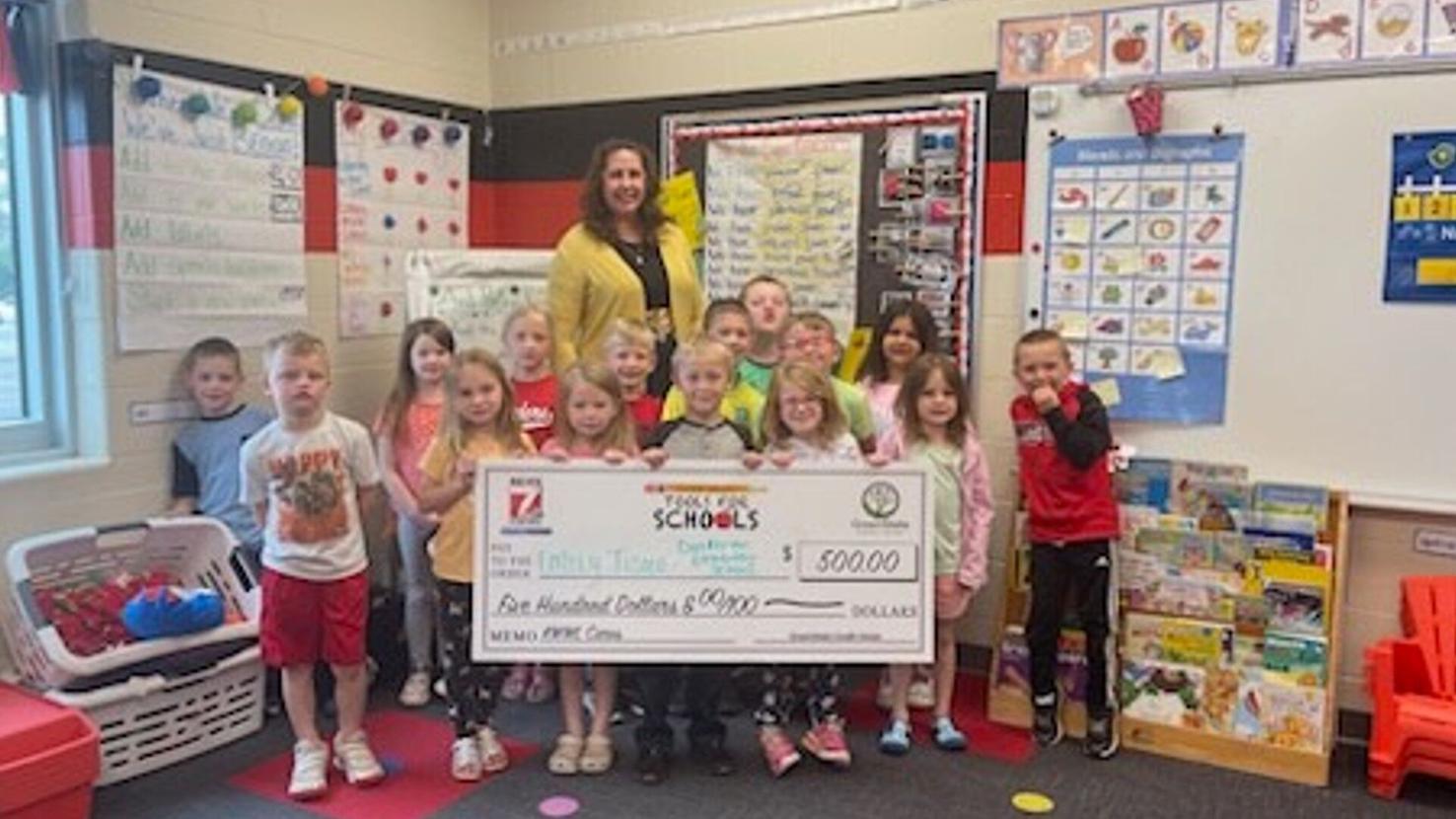 Dunkerton Kindergarten teacher wins 'Tools For Schools' grant Tools