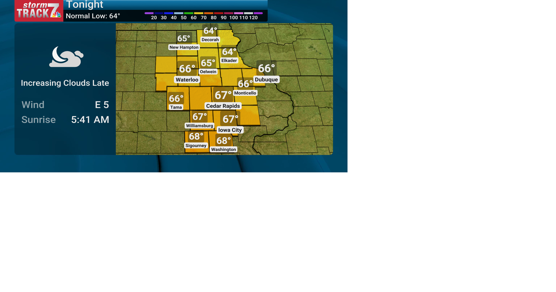 TRACKING: Chance of rain/storms Thursday and Friday | Forecast | kwwl.com