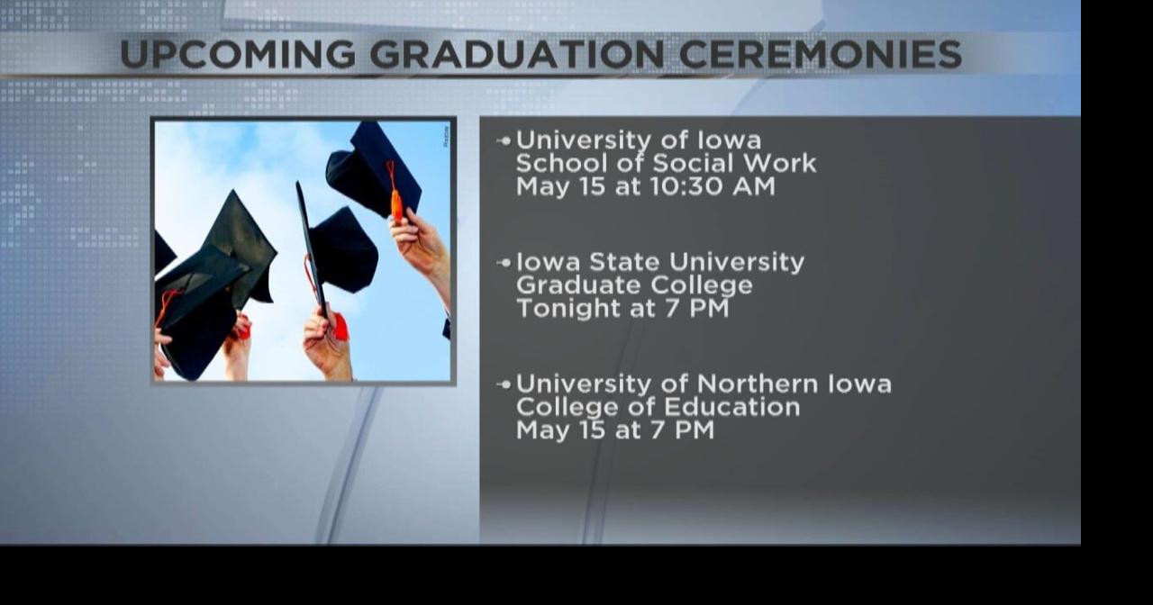 Iowa college students celebrate graduation across the state