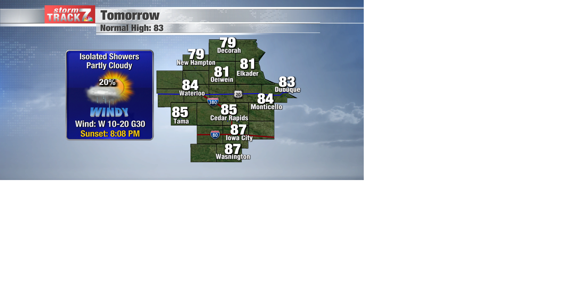 TRACKING: Isolated rain chances Friday and Saturday | Forecast | kwwl.com