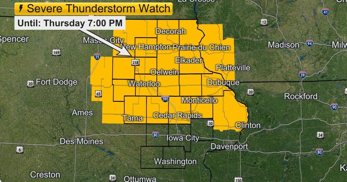 TRACKING: Severe T-Storm Watch is in effect until 7 PM