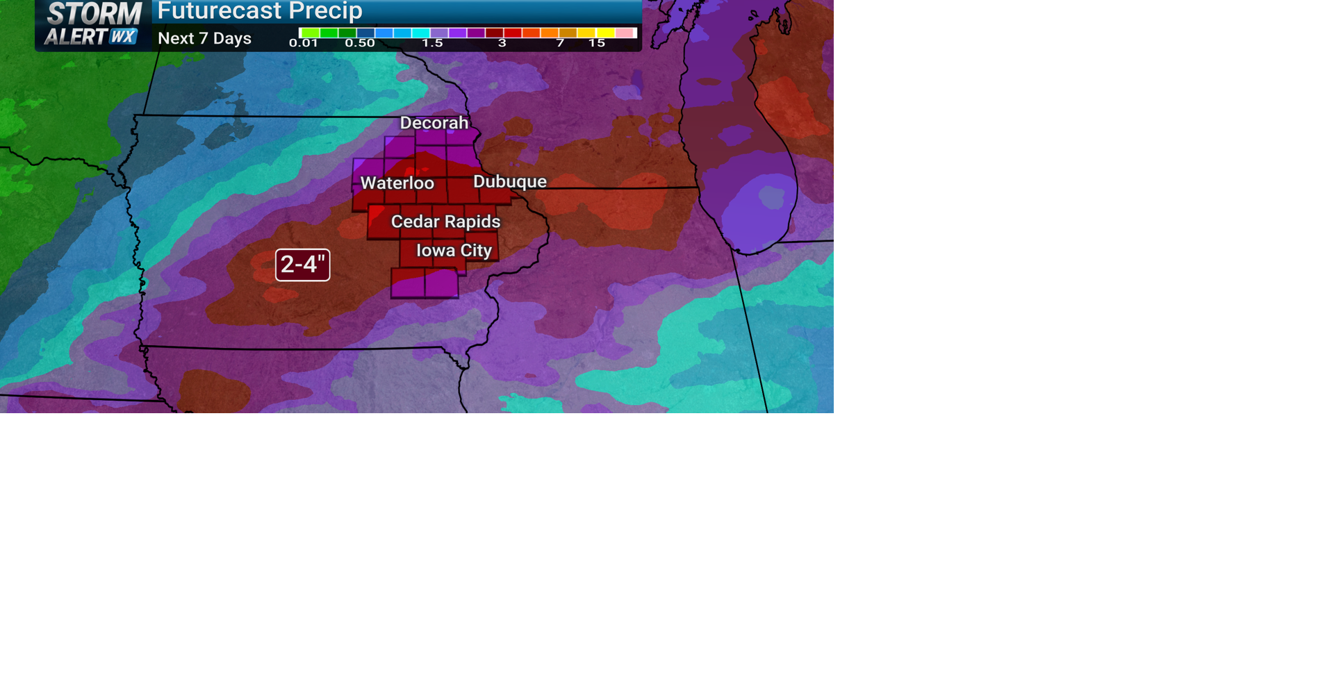 TRACKING: Lots of rain chances through mid-April | Forecast | kwwl.com
