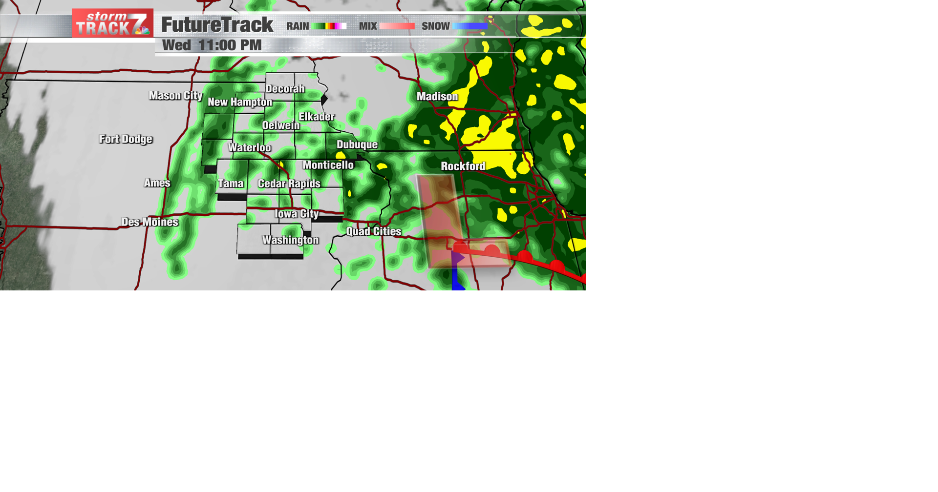 TRACKING: Some light rain late today | Forecast | kwwl.com