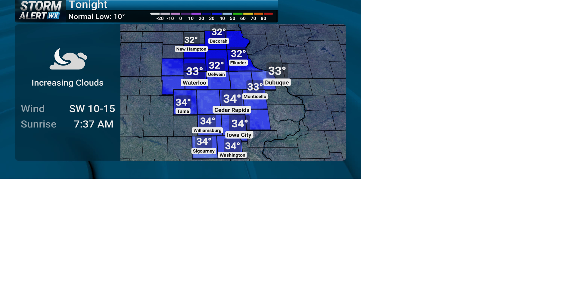 TRACKING: Colder and windy Wednesday | Forecast | kwwl.com