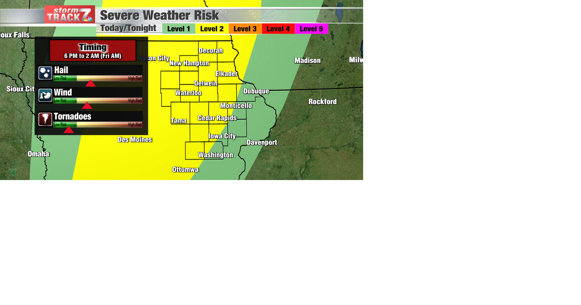 ALERT DAY: Chance of strong to severe storms later today | Forecast ...