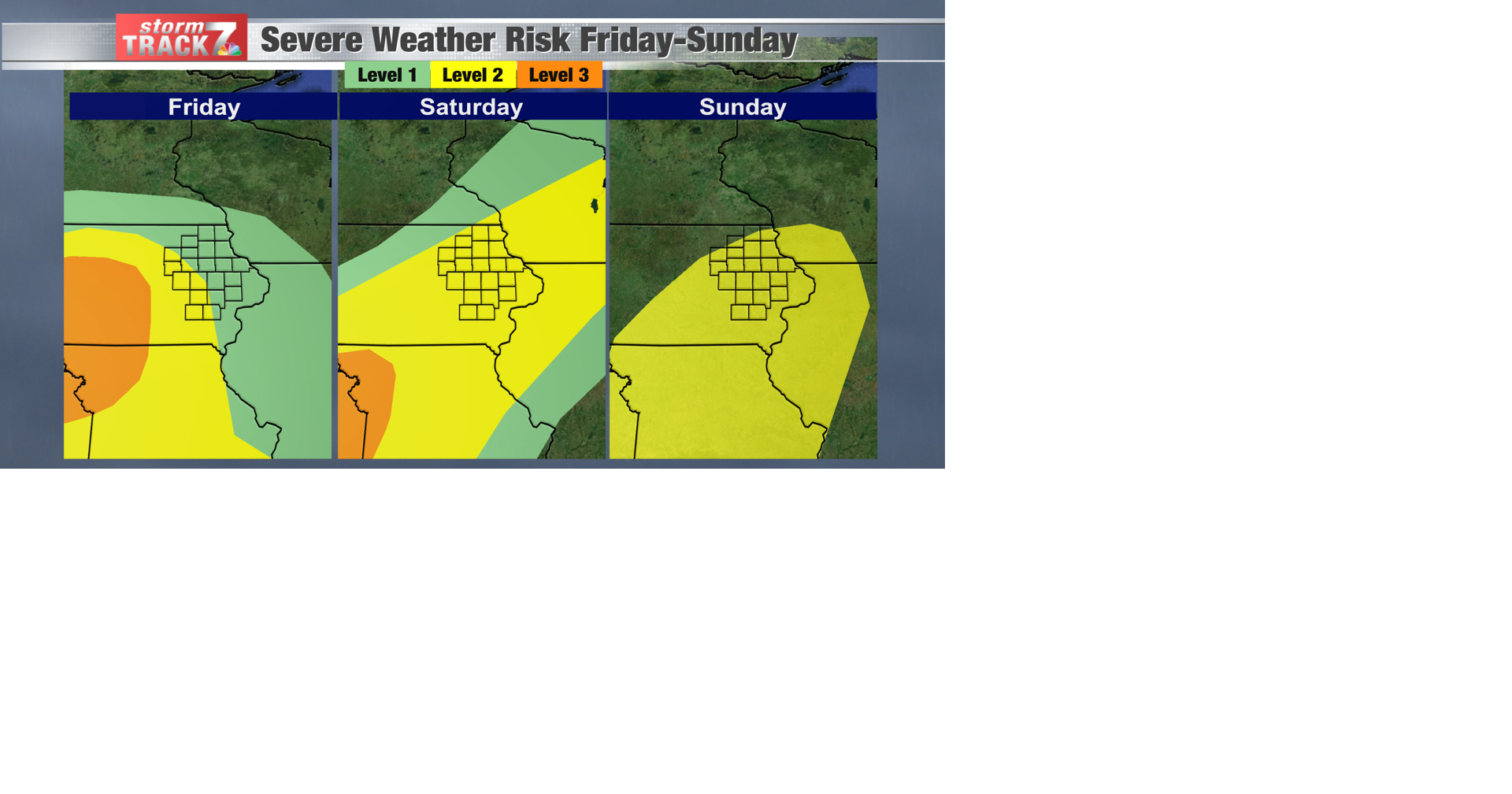 TRACKING: Strong to severe storms Friday into the weekend | Forecast ...