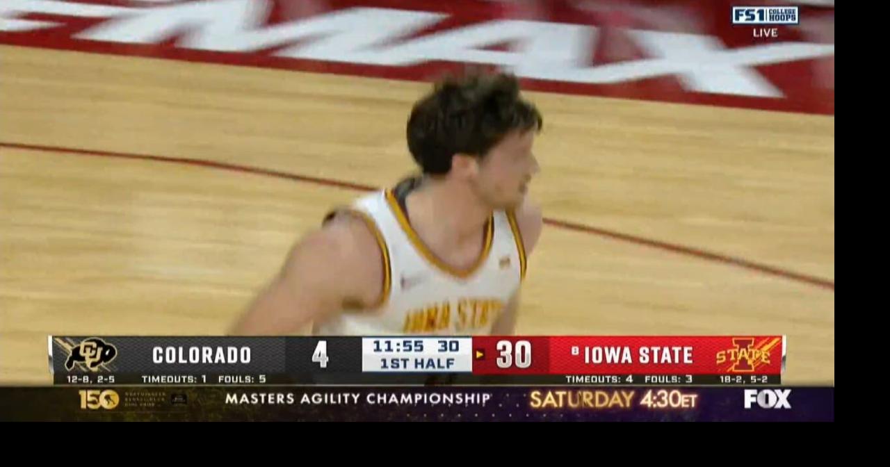 8th Ranked Iowa State rolls by Colorado 97-67