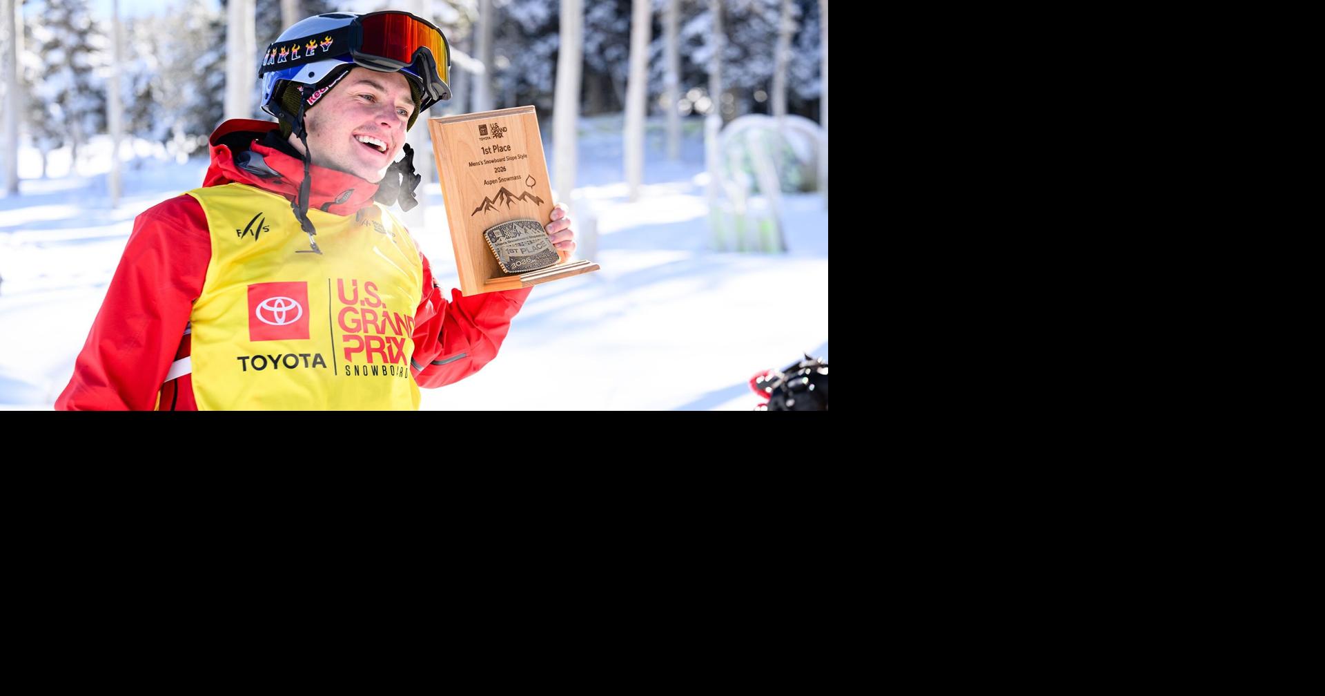 Jake Canter punches ticket to Olympics with World Cup snowboard slopestyle win in Aspen