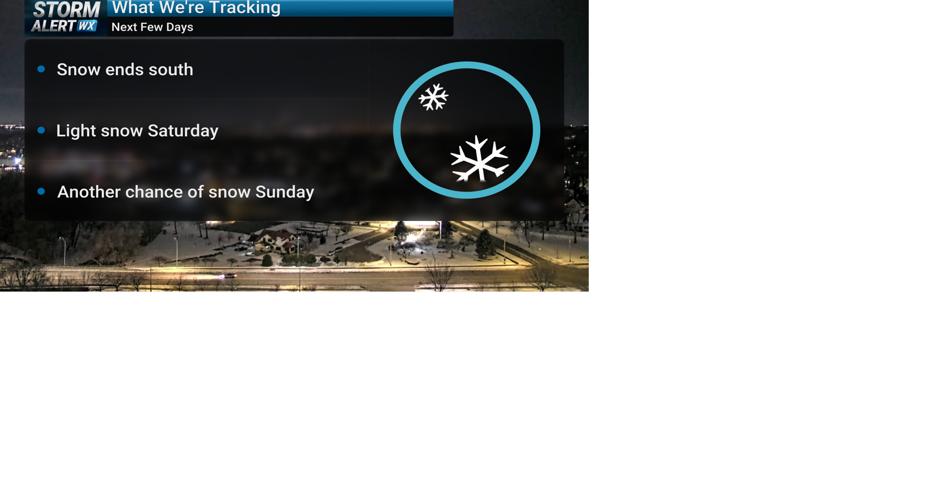 TRACKING: A few snow chances | Forecast | kwwl.com